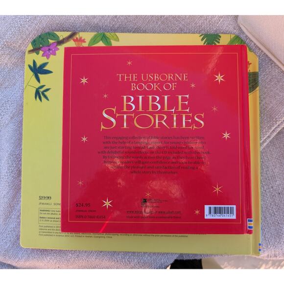 Book of Bible Stories W/CD & Noisy Noah's Ark Usborne Hardcover, Amery - Picture 7 of 7
